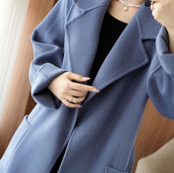 Wool Coat Women's Wear Autumn/Winter Fashion Temperament Double sidedNWTCa.. - Picture 5 of 5